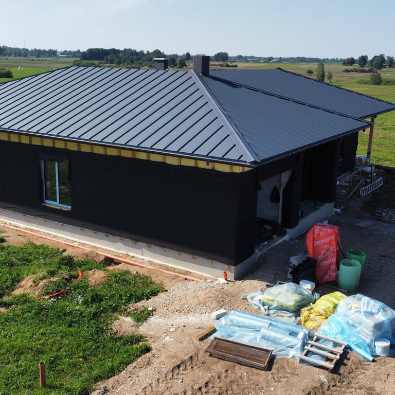 Privātmājas būvniecība Vallē — attēls 30